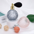 Clear glass perfume dispenser bag spray